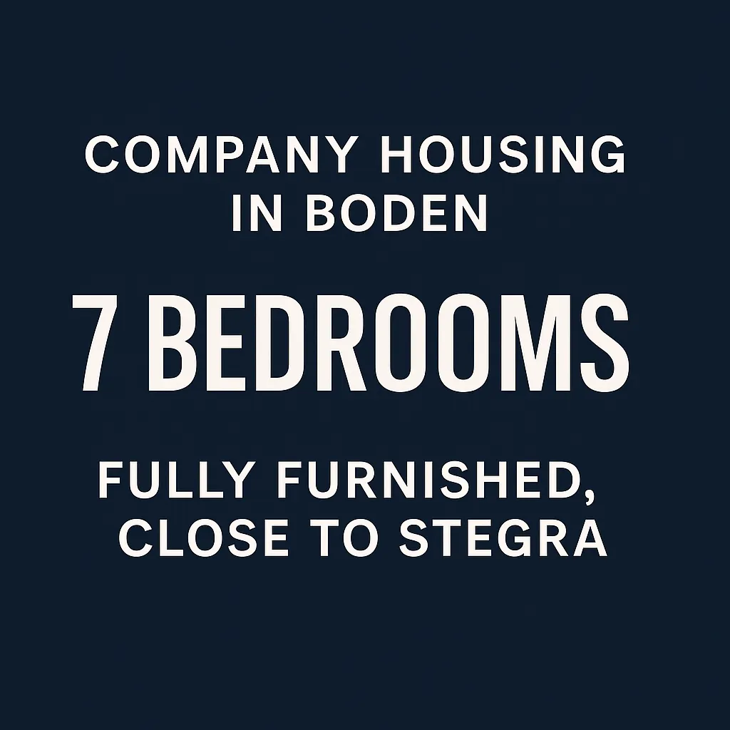 Hyresbostad på Boden i boden