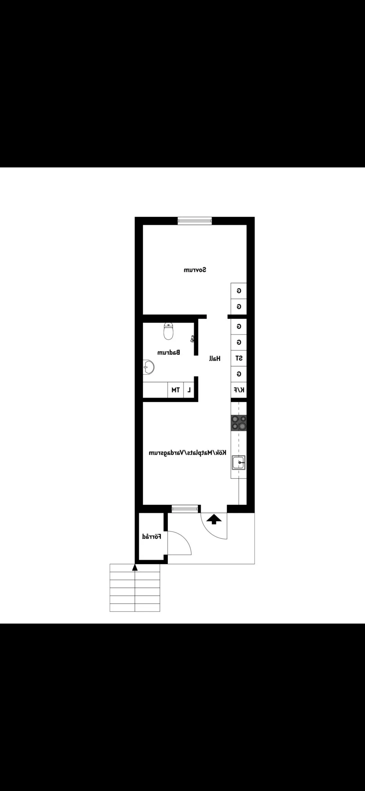 Lägenhet på Greta Arvidssons Gata i Visby