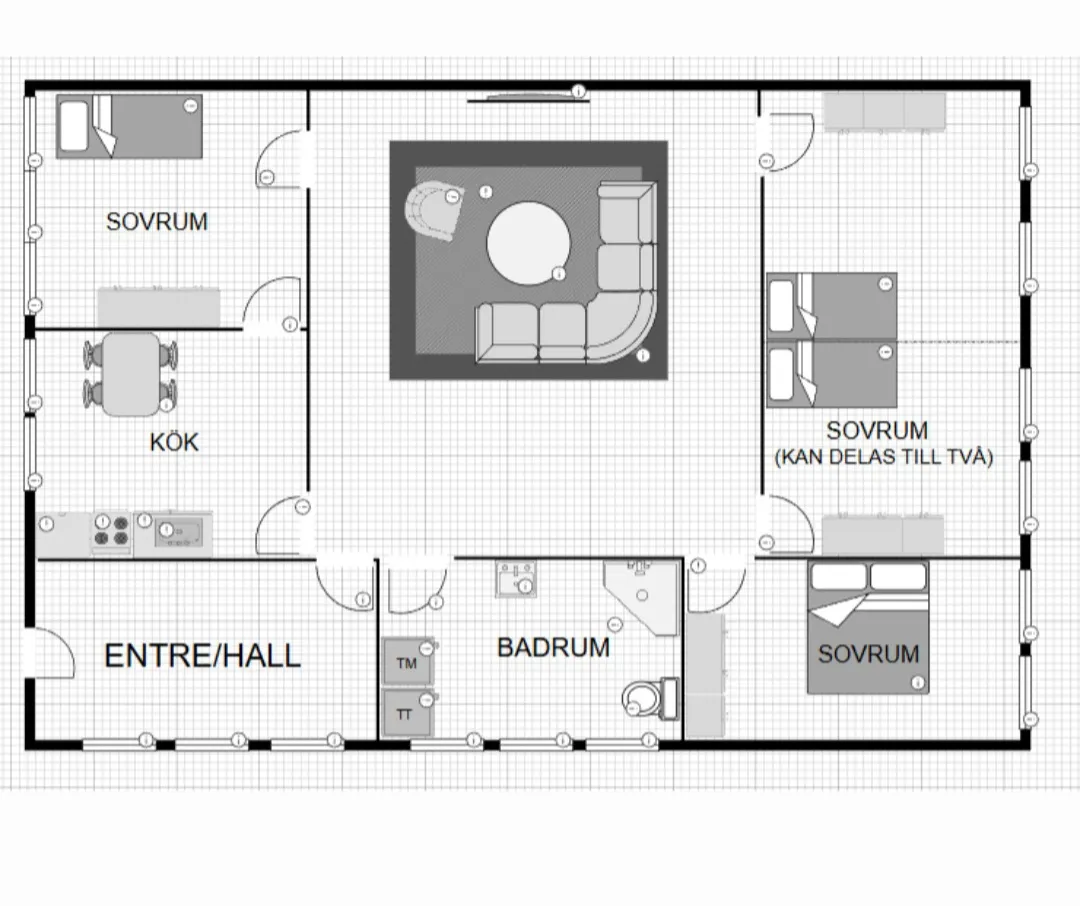 Hyreslägenhet på Hantverkargatan i Hofors