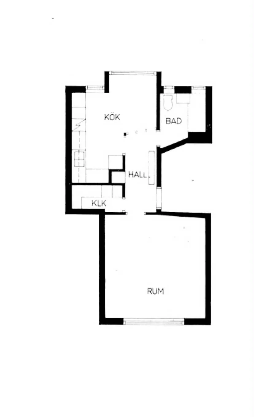 Hyreslägenhet på Bagarmossen i bagarmossen