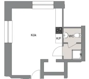 Hyreslägenhet på Fränningevägen i Vollsjö