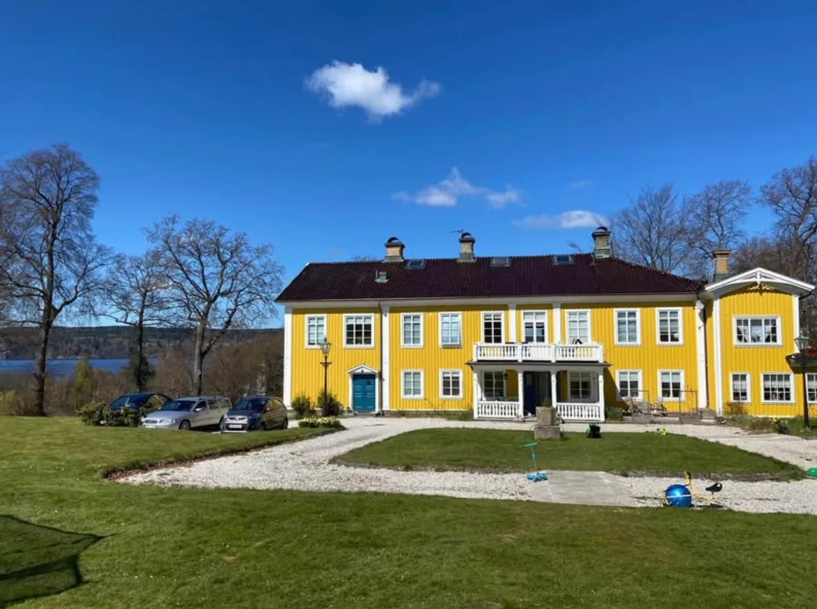 Parhus på Almekärrsvägen i Lerum