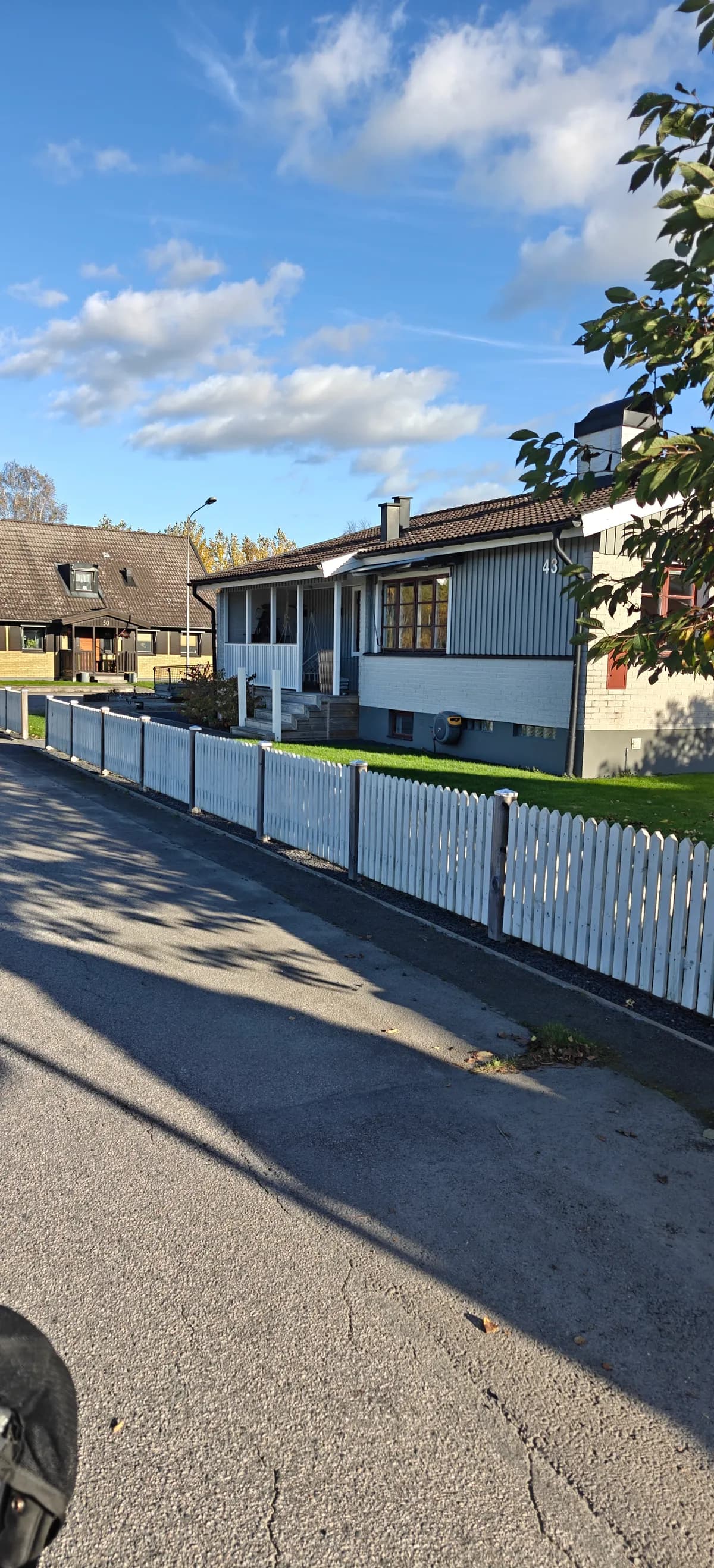 Hus på Fereboavägen i Grimslöv