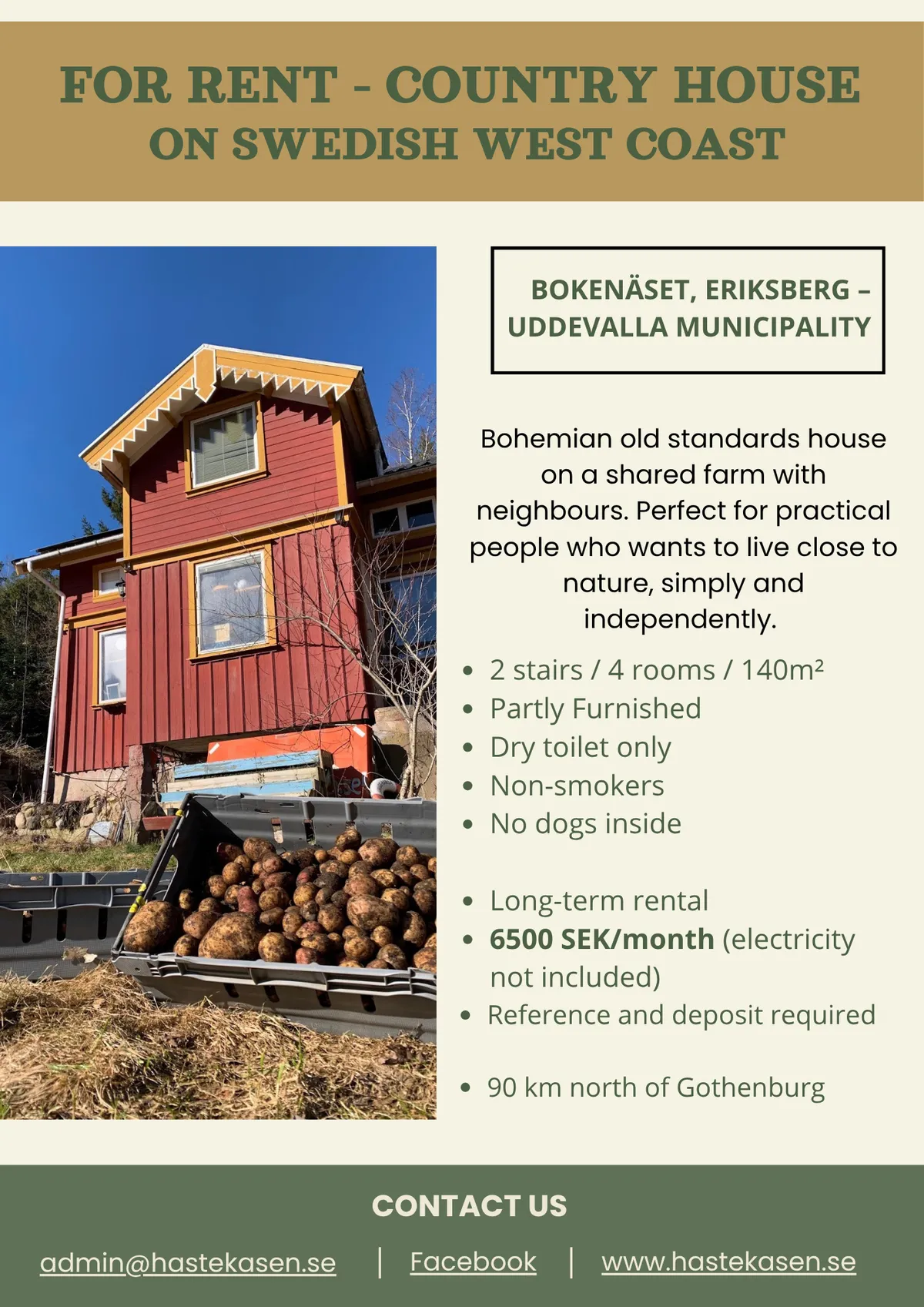 Stuga på Hästekasvägen i Uddevalla