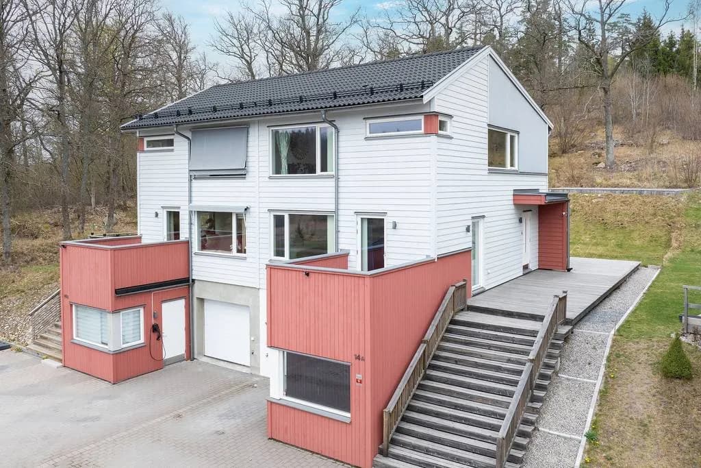 Parhus på Sockerbruksgatan i Södertälje