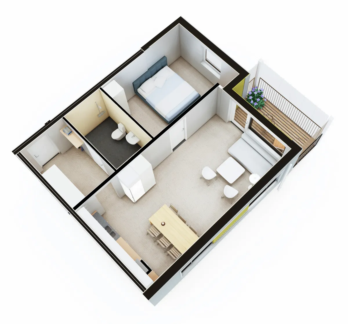 Lägenhet på Skogsvägen i Tvärålund