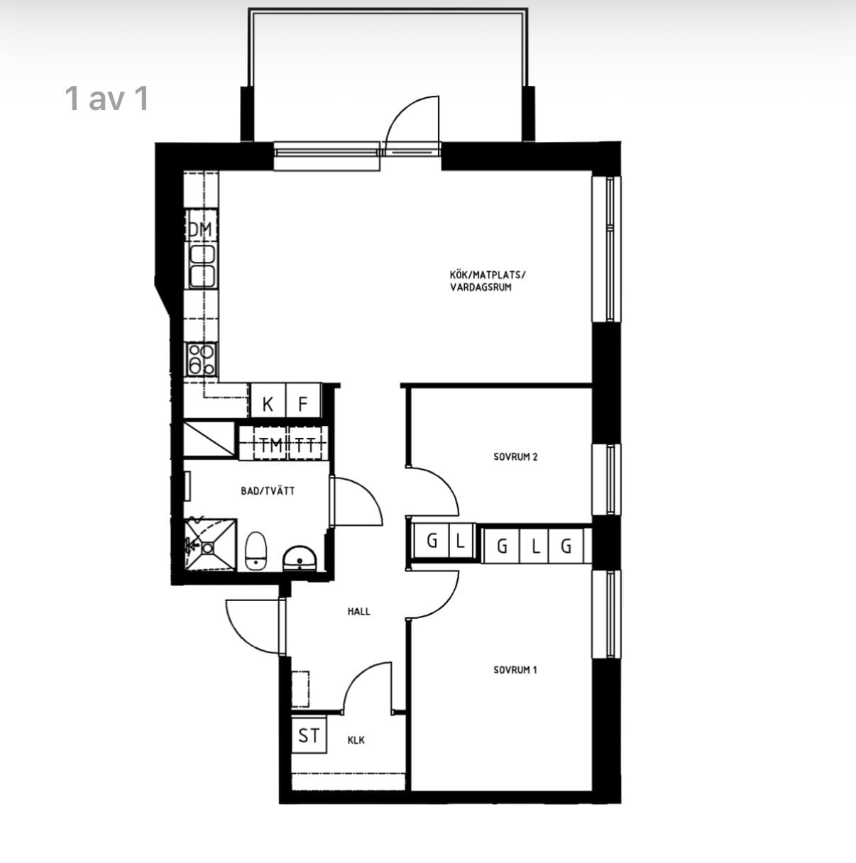 Lägenhet på Guldåkerstorget i Lund