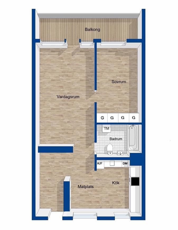 Lägenhet på Lillekärr södra i Hisings Kärra