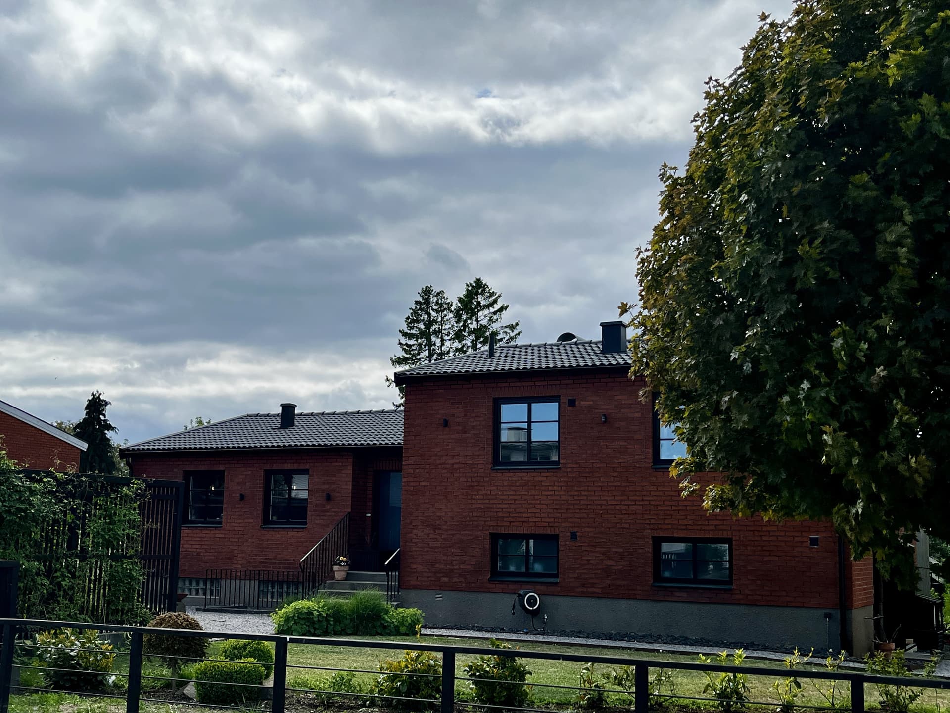 Hus på Herrgårdsvägen i Karlskrona