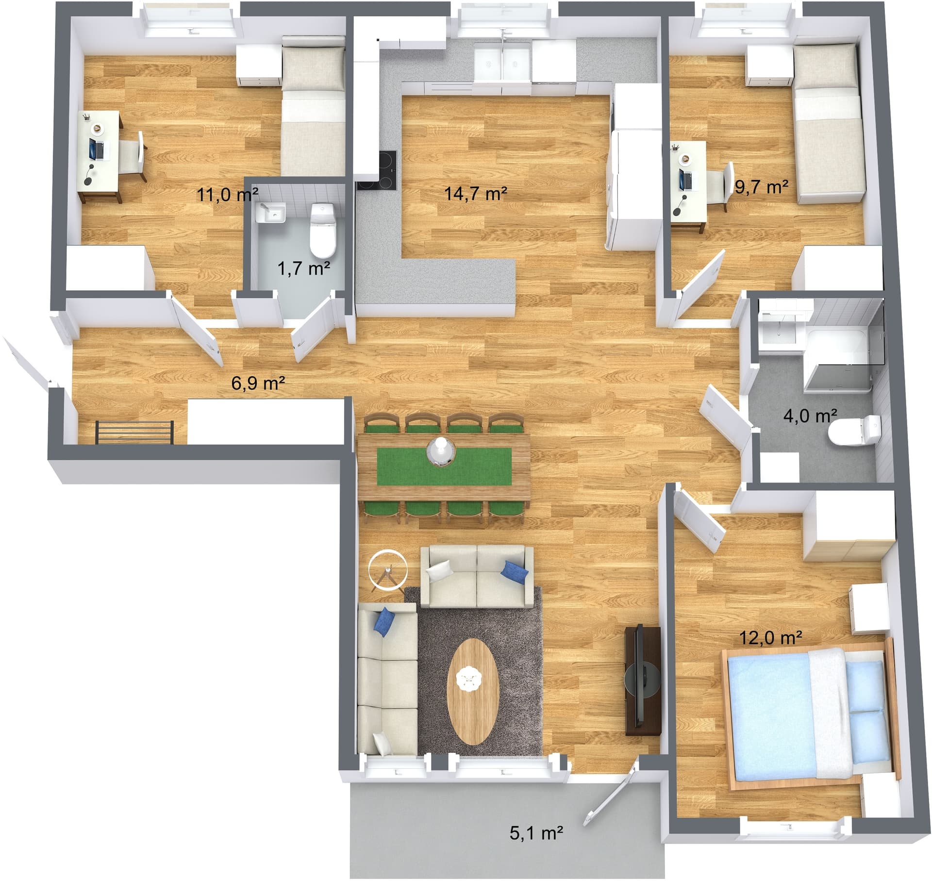 Hyreslägenhet på Värnamo i varnamo