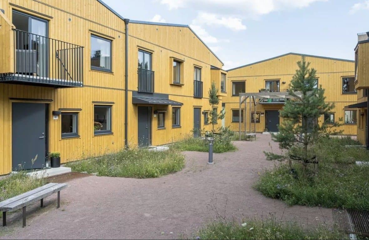 Radhus på Åbroddsvägen i Åhus