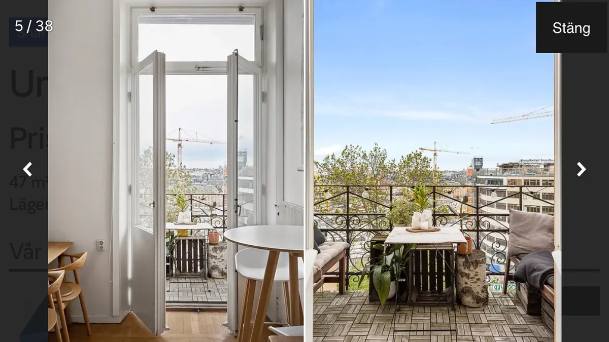 Loft på Urvädersgränd i Stockholm