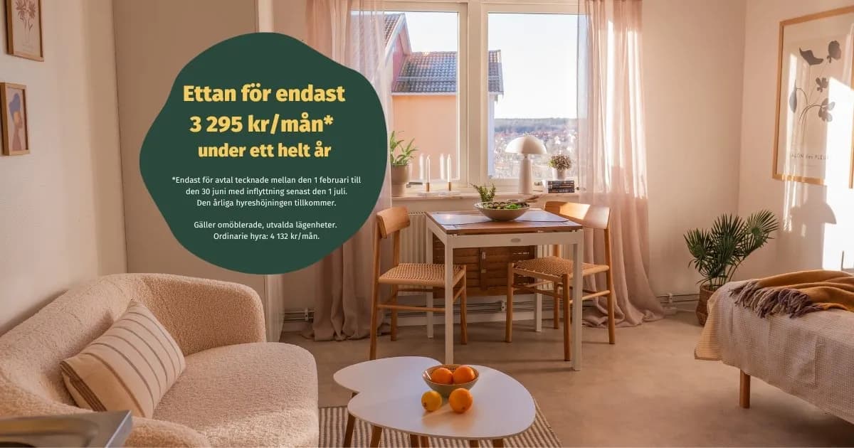 Hyreslägenhet på Ronneby i ronneby