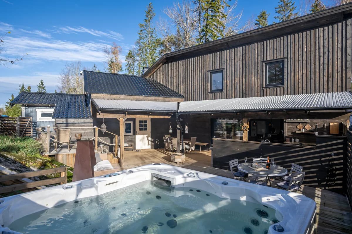 Hus på Bergknallevägen i Handen