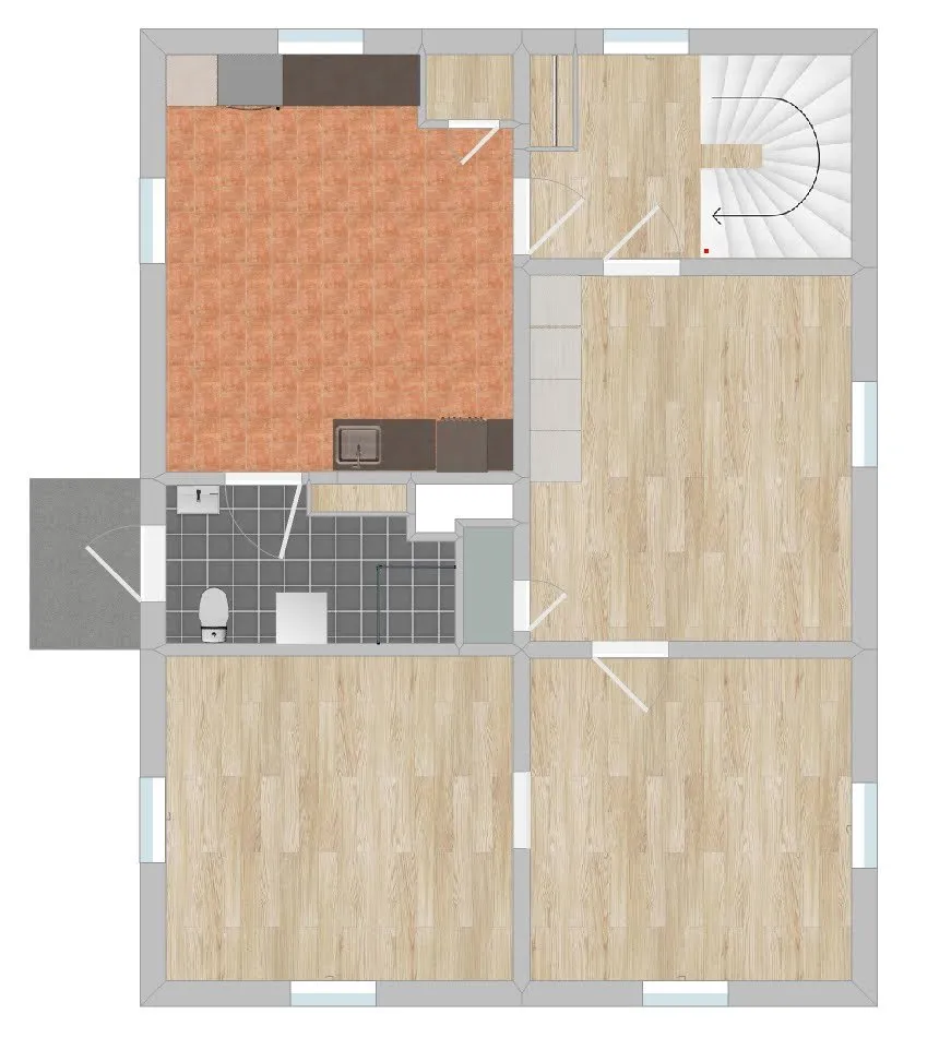 Lägenhet på Tunvägen i Tun