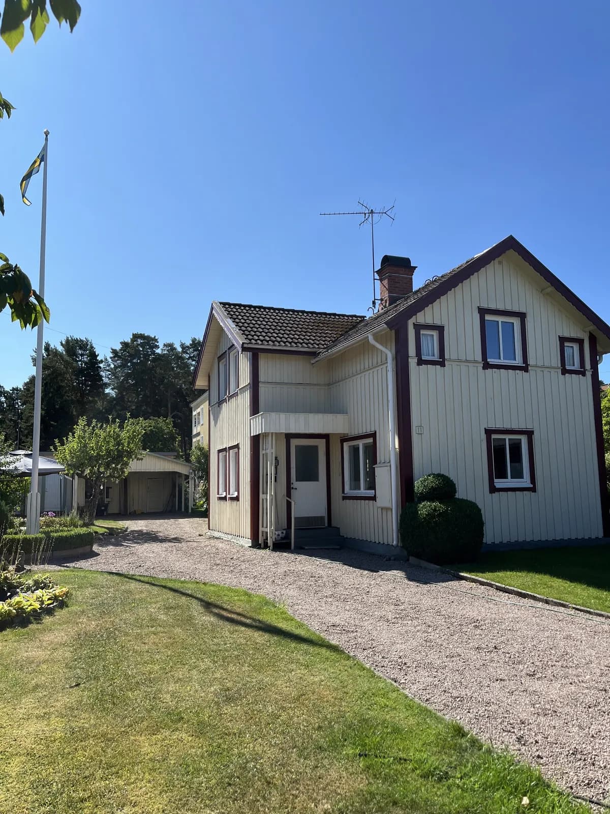 Hus på Norrlandsgatan i Tranås