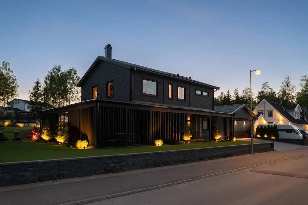 Hus på Rosendalsvägen i Västerås