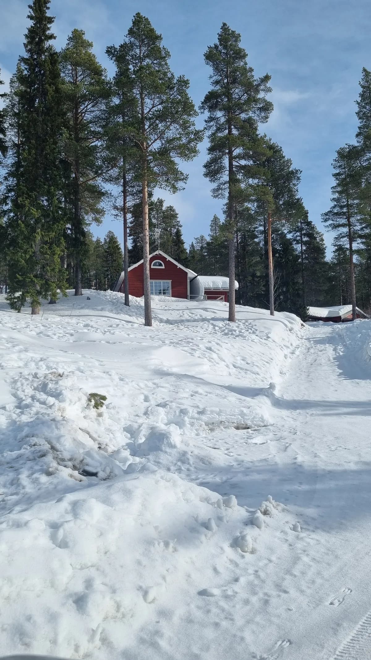 Hus på Hovärksvägen i Lofsdalen