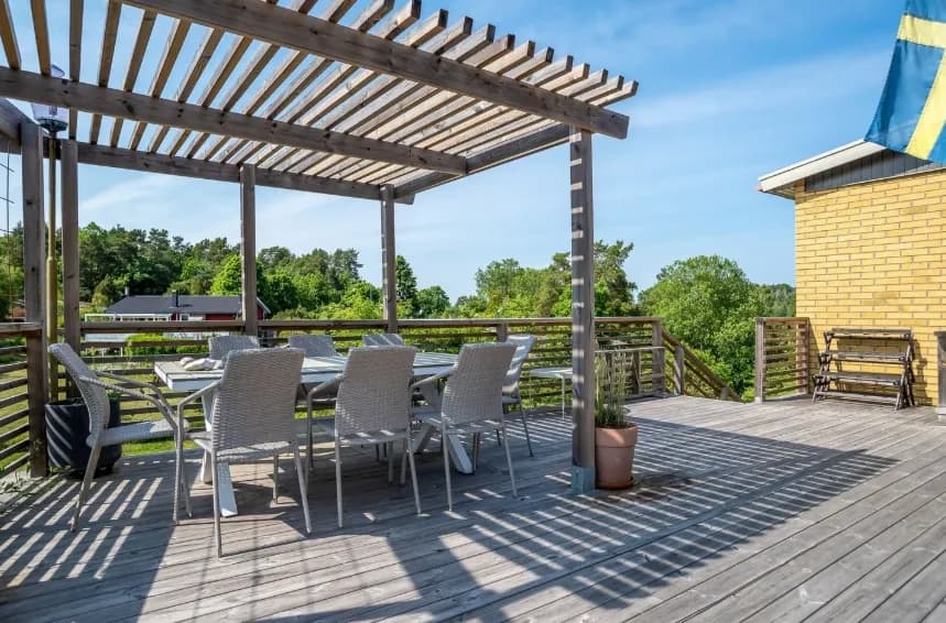 Hus på Vallmovägen i Nynäshamn