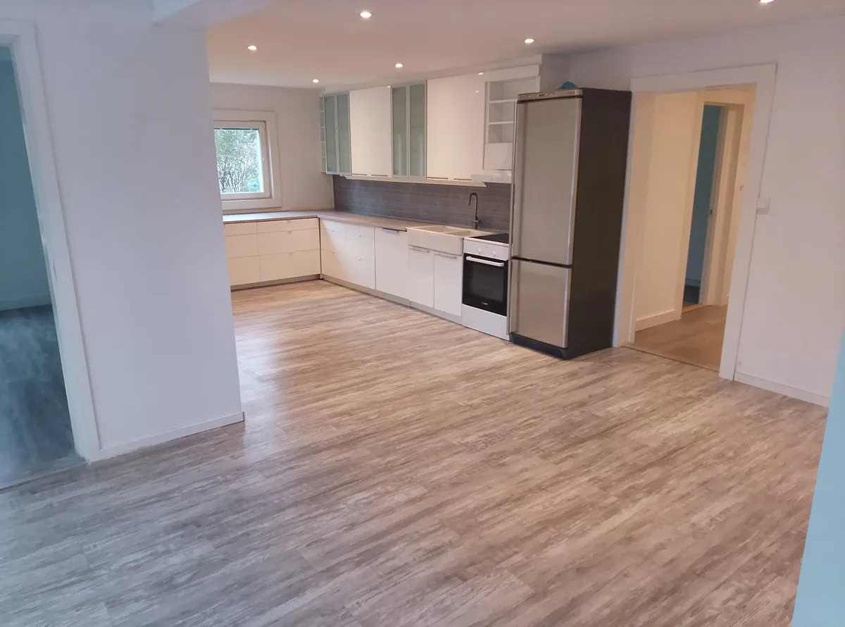 Hus på Nedansjövägen i Sundsvall