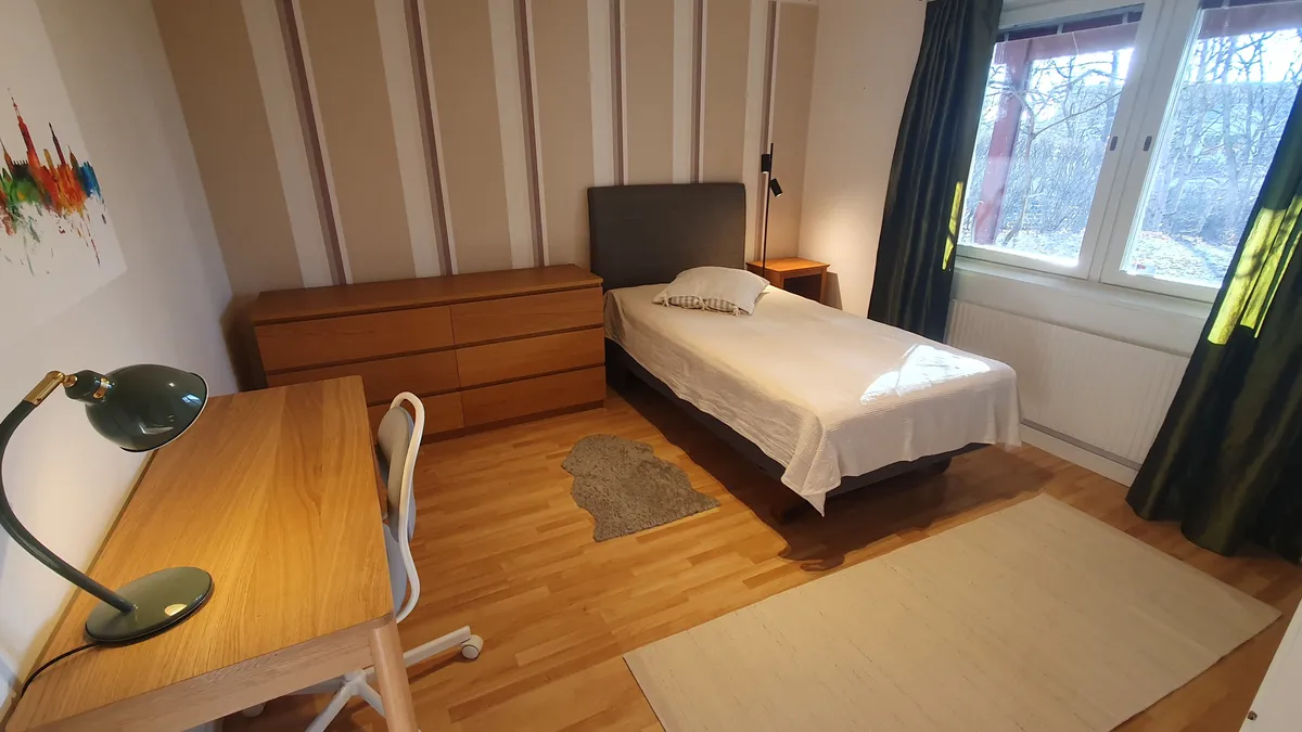 Hus på Solhemsbackarna i Spånga