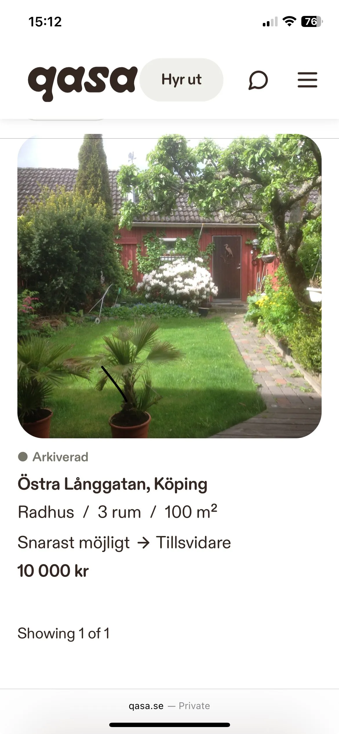 Hyresbostad på Köping i koping