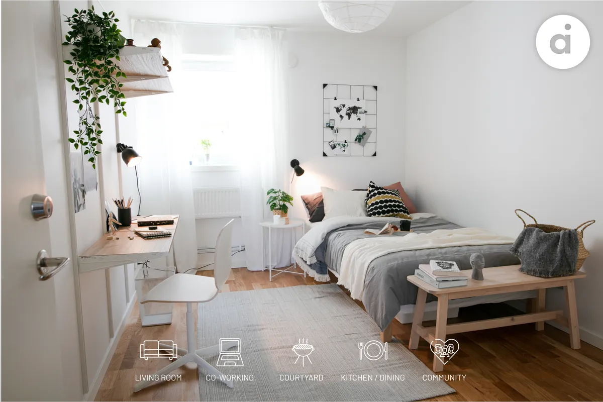 Rum på Nekvägen i Spånga