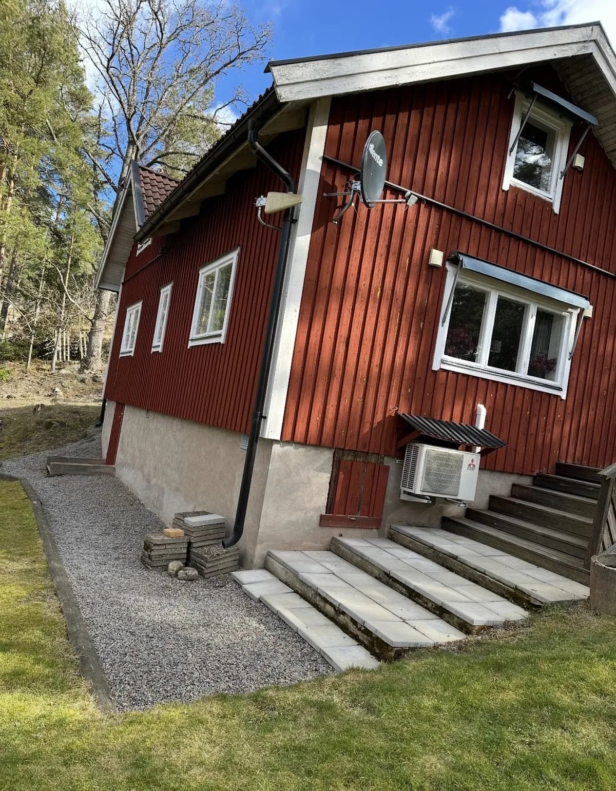 Hus på Ömanstorp i Vikbolandet