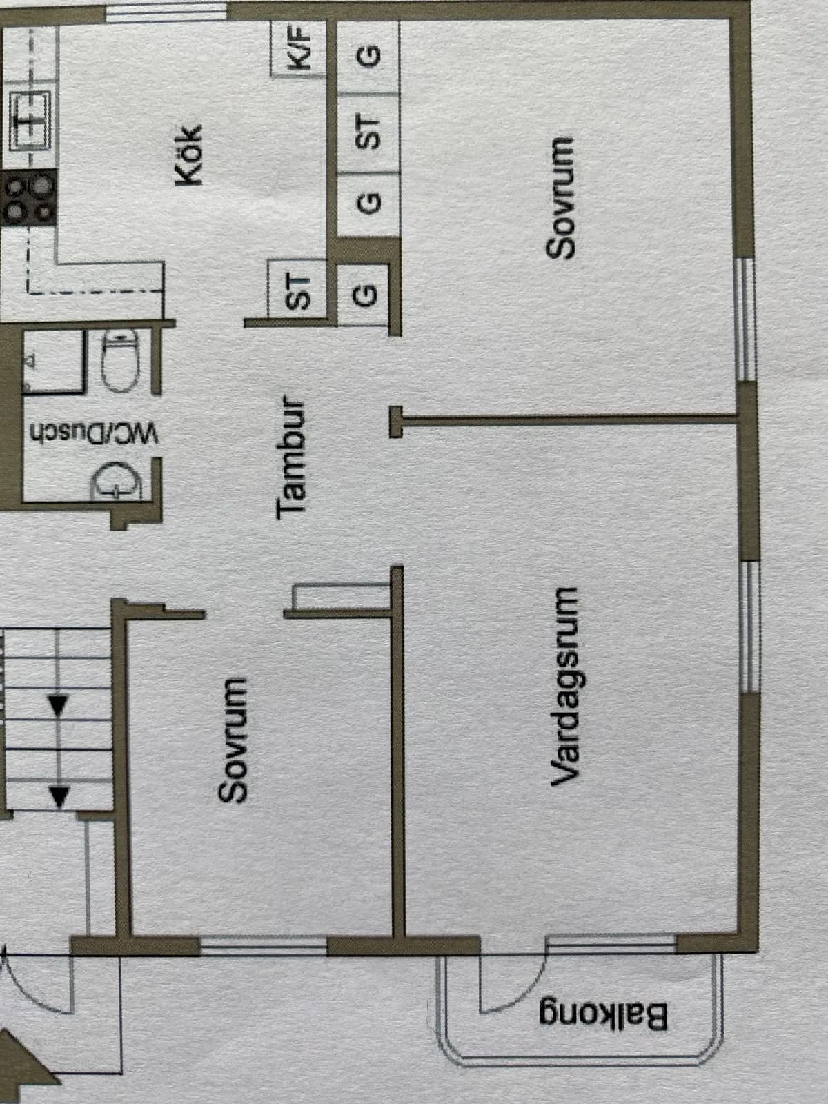 Lägenhet på Skyttegatan i Växjö