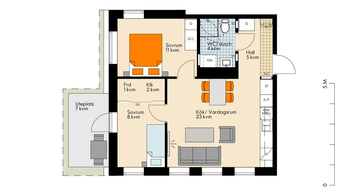 Hyreslägenhet på Västerås i vasteras