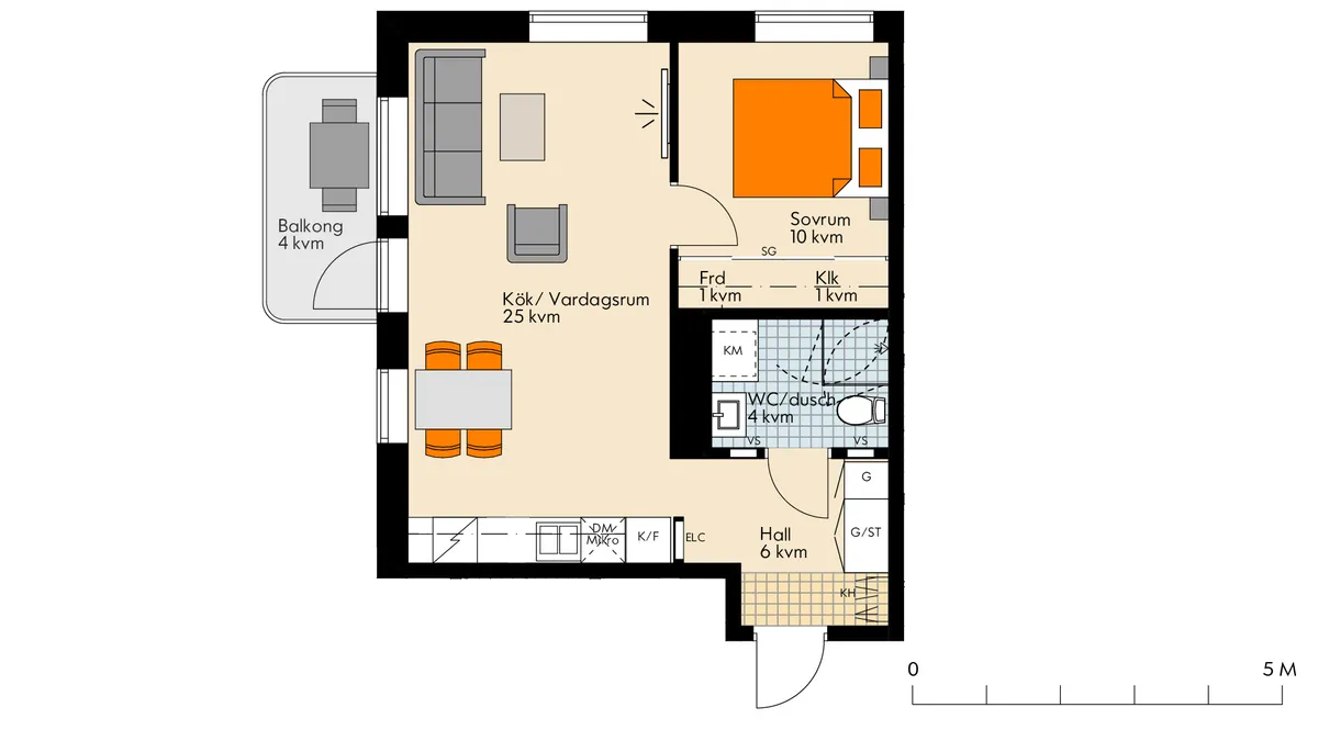 Hyreslägenhet på Västerås i vasteras