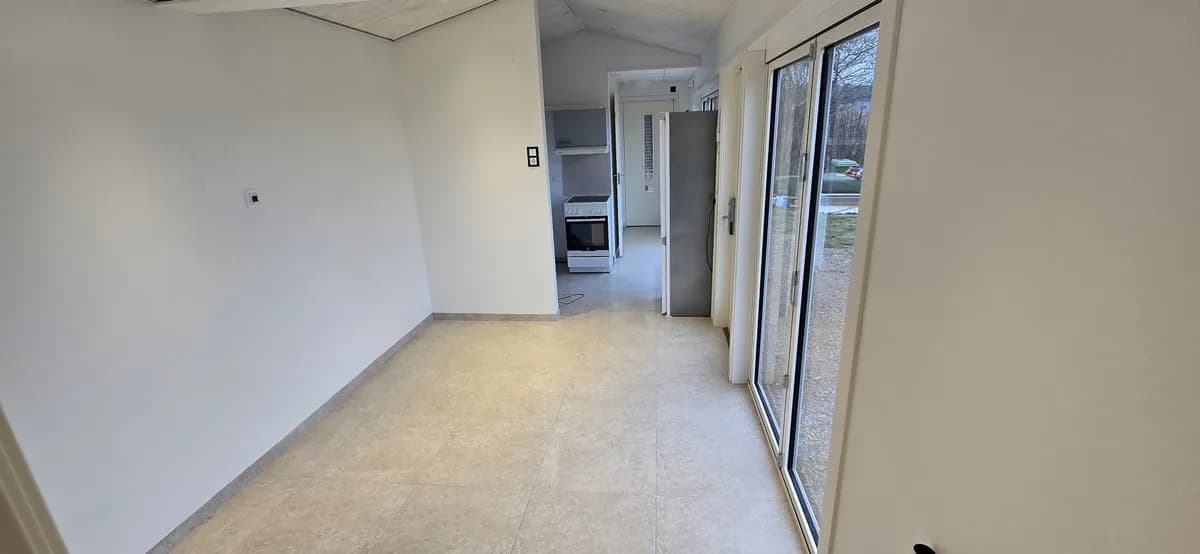 Stuga på Halmstadsvägen i Genevad