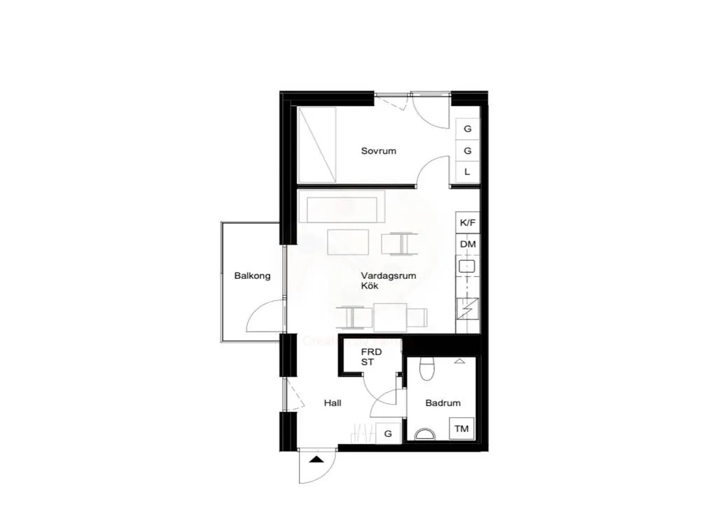 Hyreslägenhet på Täby i taby