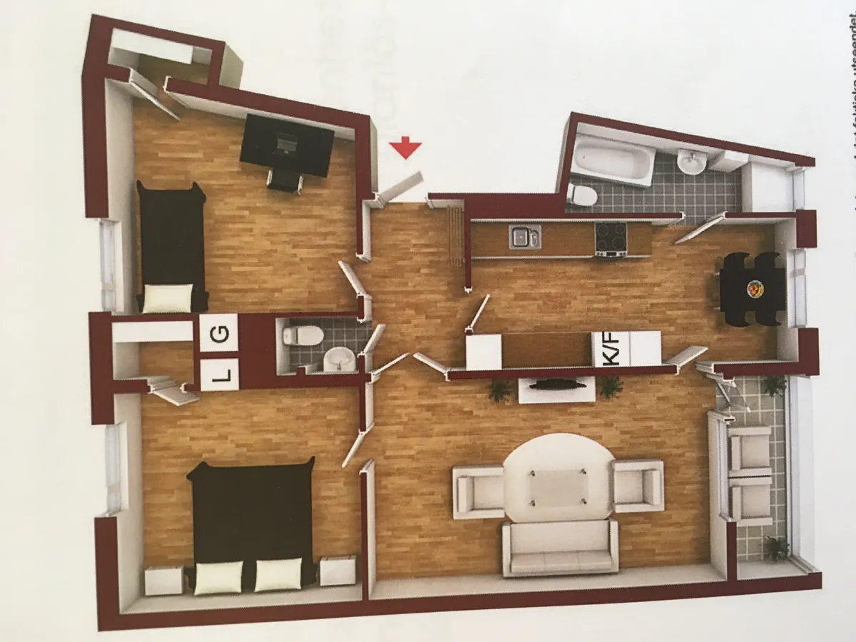 Hyreslägenhet på Tumba i tumba