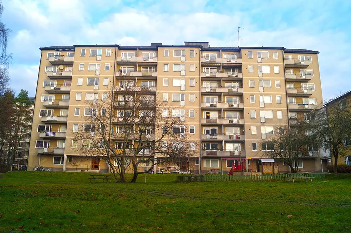 Hyreslägenhet på Hässelby i hasselby