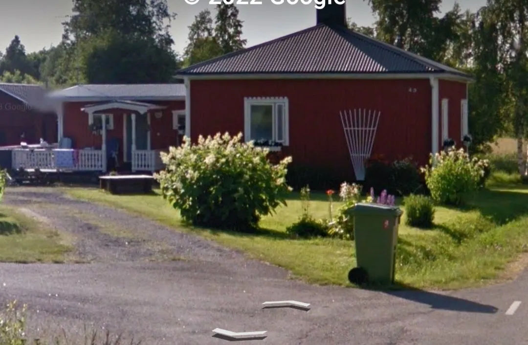 Hus på Västerlångvägen i Råneå