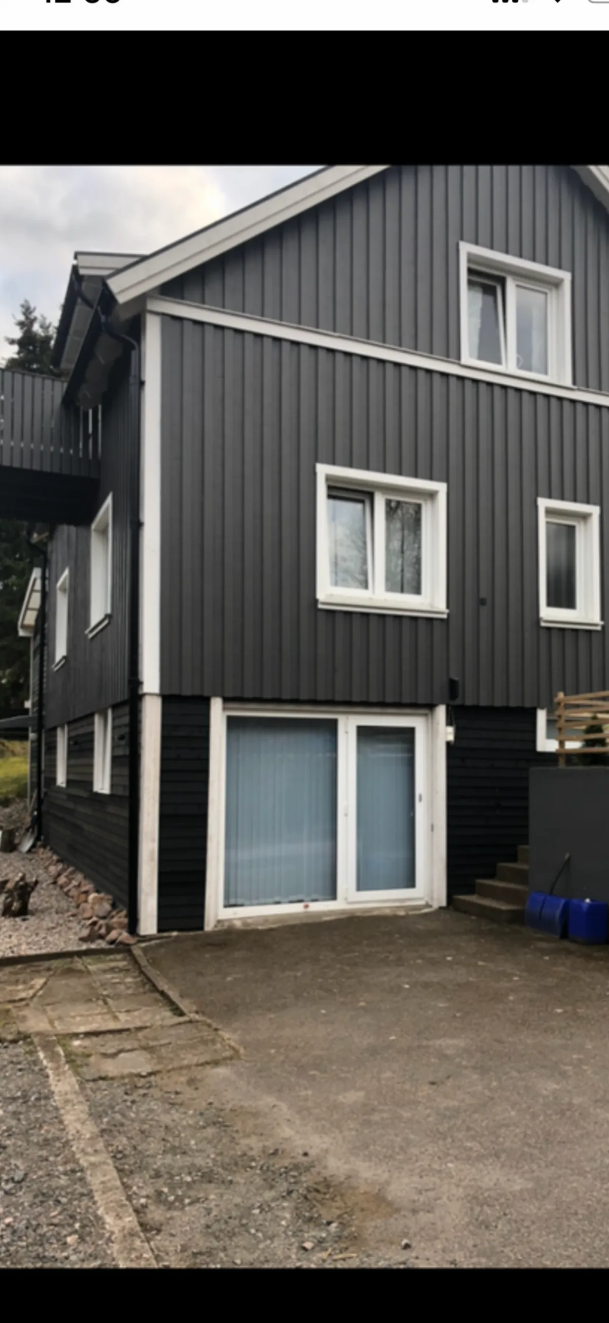 Hus på Landsvägen i Borgstena