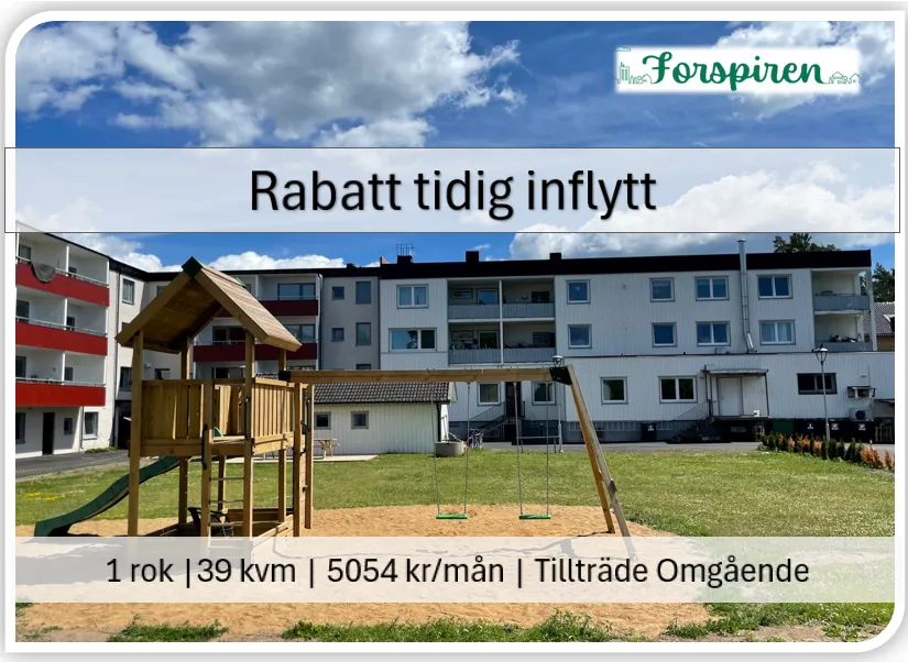 Hyreslägenhet på Forserum i forserum