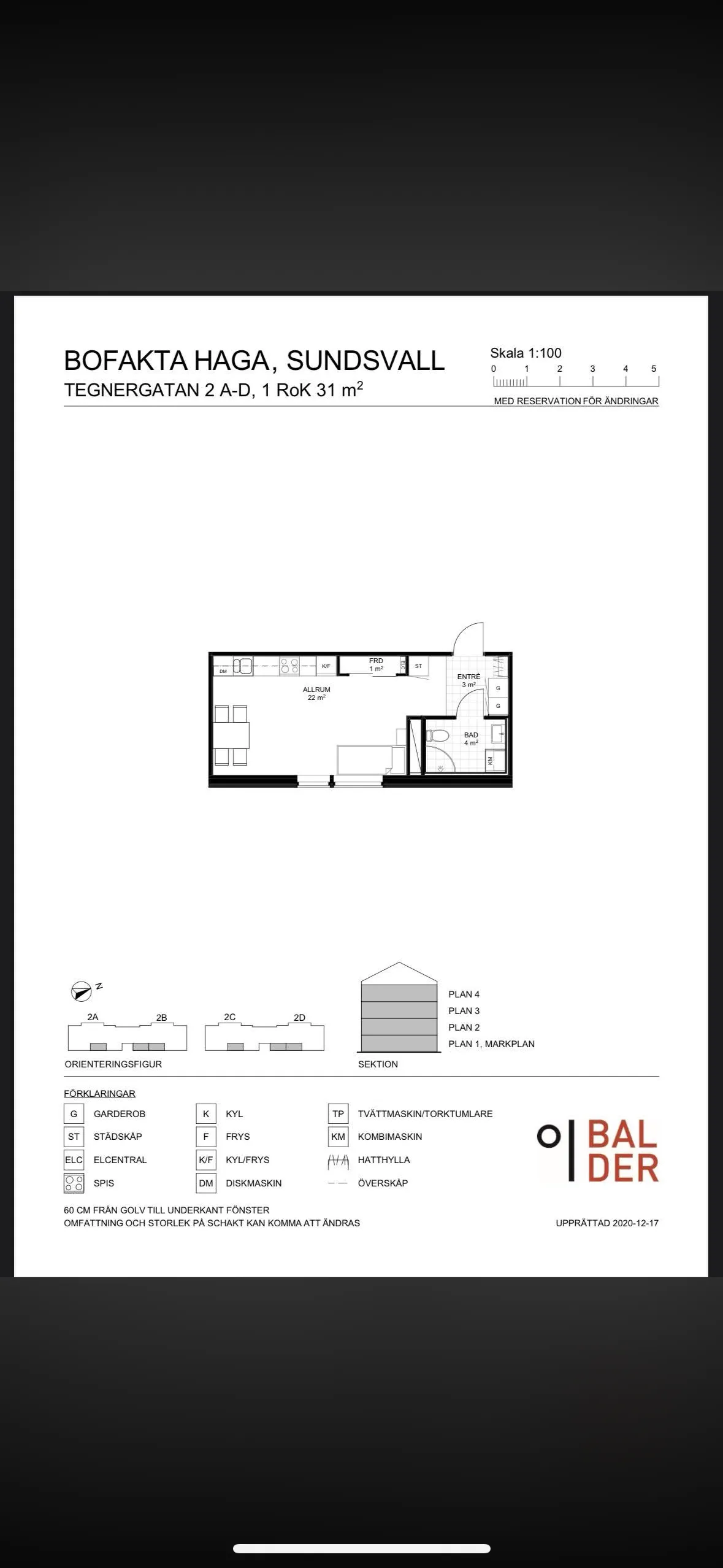 Hyreslägenhet på Sundsvall i sundsvall