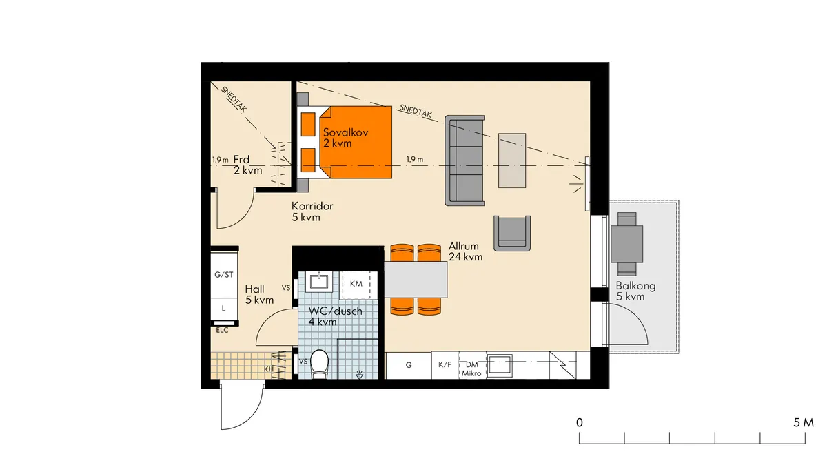 Hyreslägenhet på Västerås i vasteras