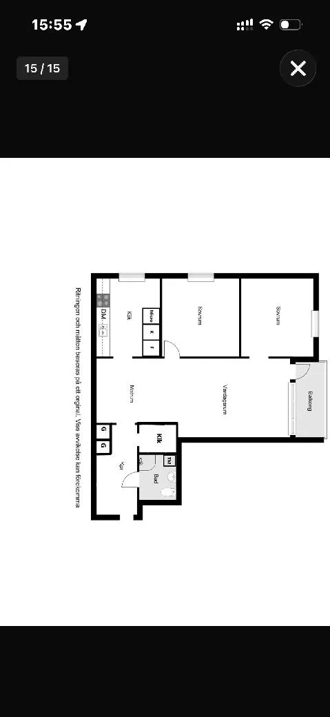 Lägenhet på Torget i Kungsängen
