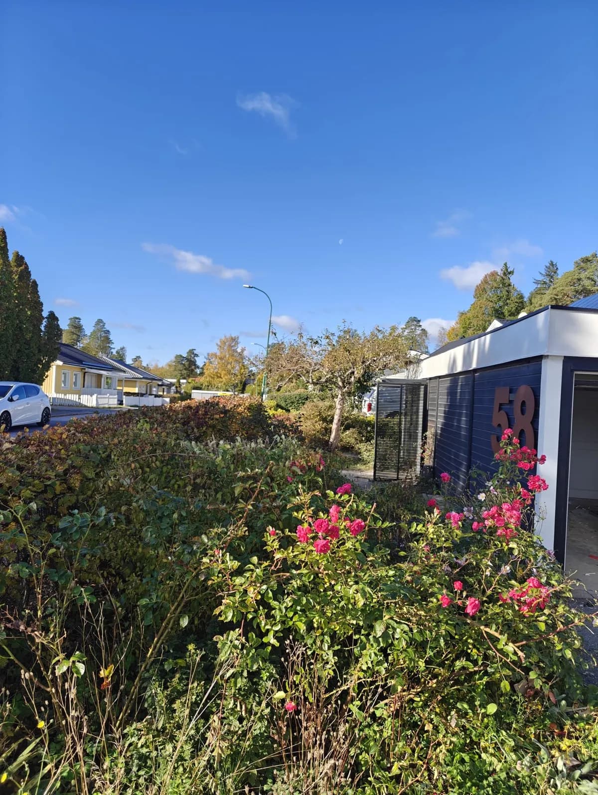 Hus på Berghemsvägen i Järfälla