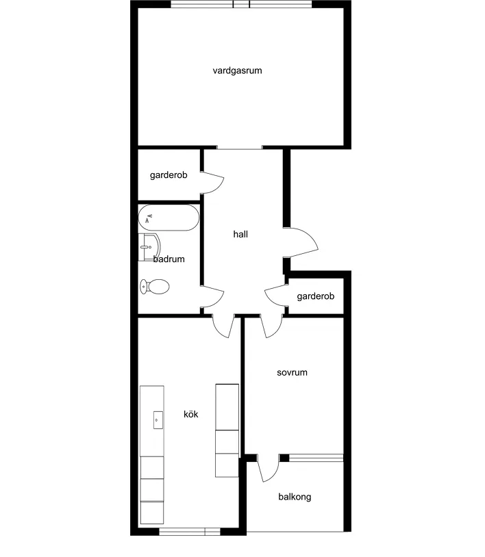 Hyreslägenhet på Sollefteå i solleftea