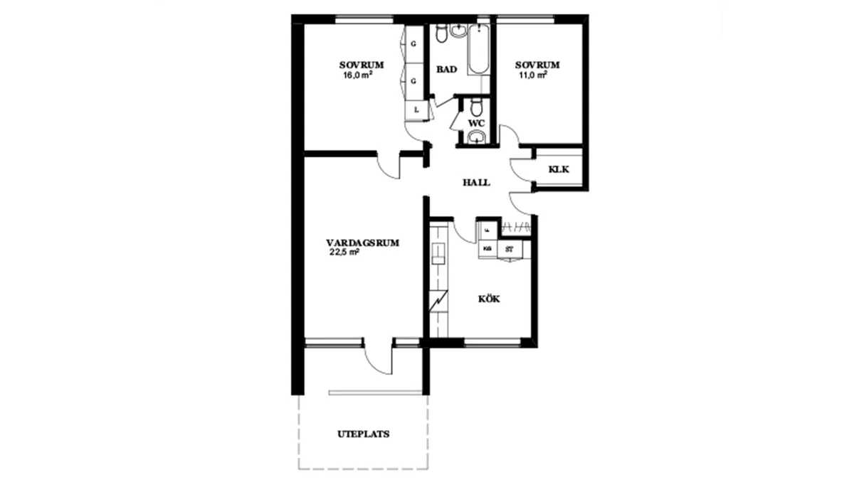 Hyreslägenhet på Västerås i vasteras