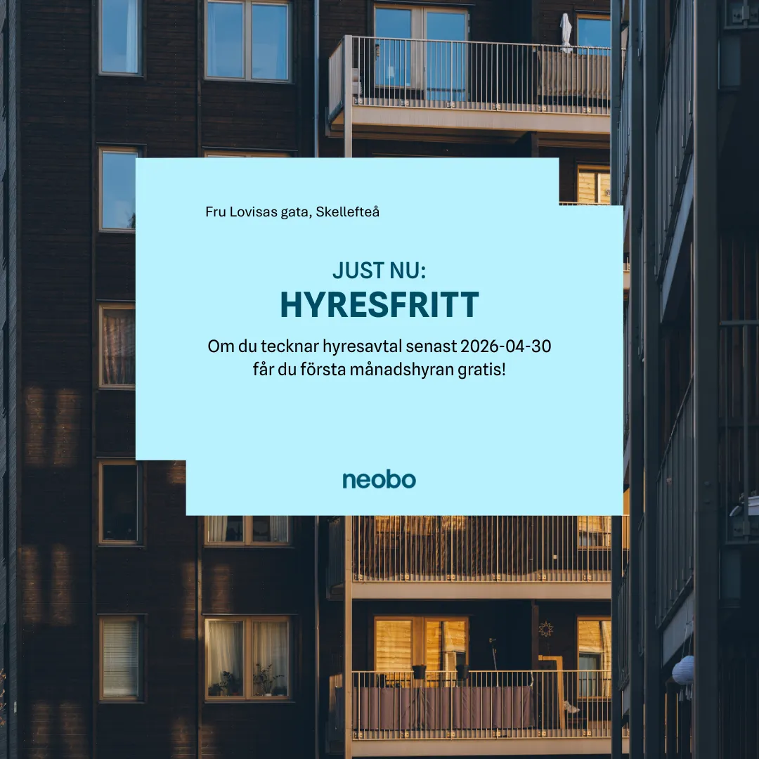 Lägenhet på Fru Lovisas Gata i Skellefteå