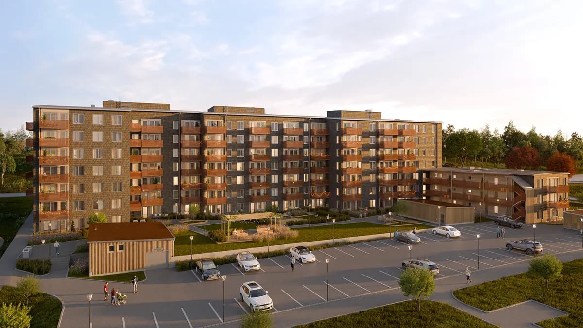 Lägenhet på Knektegårdsgatan i ALINGSÅS