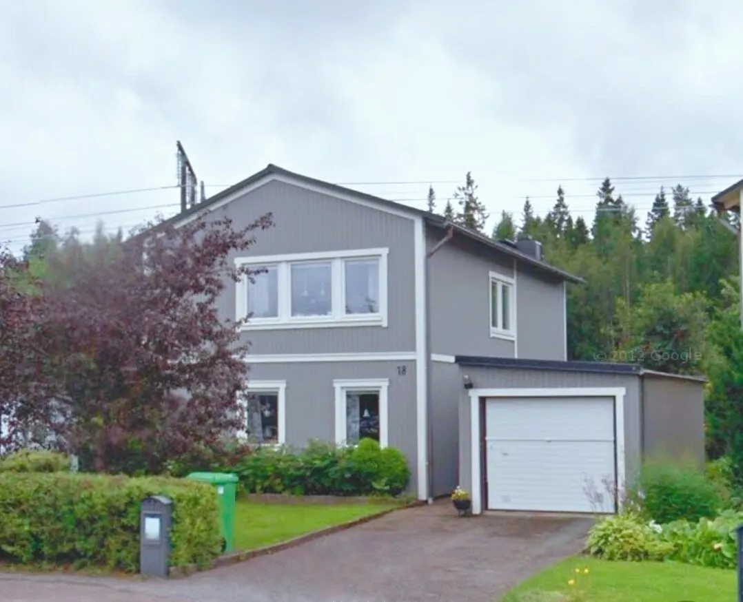 Hus på Uppsalavägen i Sundsvall