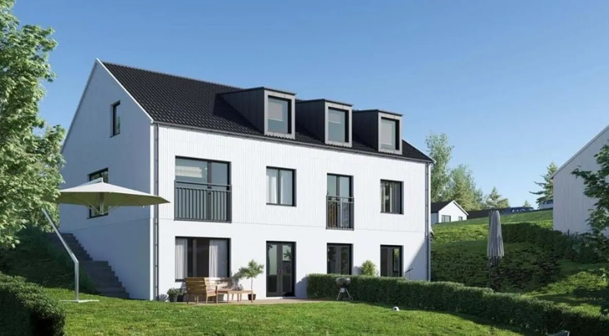 Parhus på Österängsvägen i Huddinge