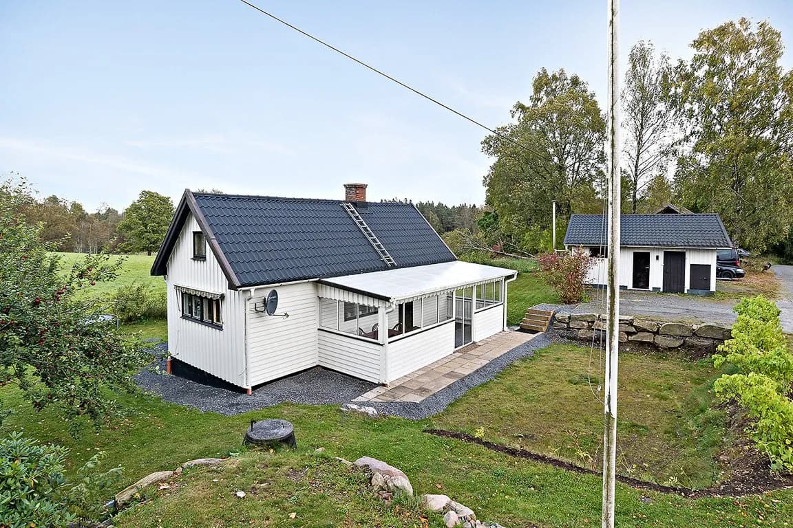 Hus på Glumse i Öxabäck