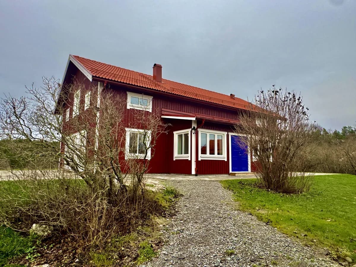 Hus på Gamla Lännåkersvägen i Österhaninge